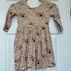 Ruffle Butts girls dress with pockets and a bow size 6